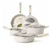 Carote Nonstick Pots and Pans Set,Kitchen Cookware Sets Non Stick, 8 Pcs Granite