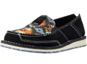 Ariat BMVY9 Womens Cruiser Black Suede/Deepest Aztec 11