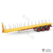 LESU Metal 40FT Semi Trailer Painted for 1:14 RC Tractor Truck Electric Cars