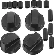Vaguelly 4 Set Universal Gas Stove Knobs Replacement Control Switch Knobs for Air Fryer Oven Cooktop Gas Stove Fits Various Models