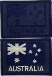 Australia Flag Patch Tactical Blue Patch Kit, hook & loop backing. FREE POST ✔