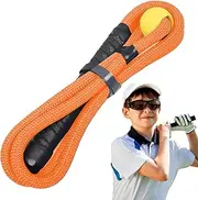 Golf Swing Training Rope, Golf Posture Correction Aid, Alignment Trainer | Flexible Practice Aid with Motion Feedback for Golfers' Daily Warm-Ups, Improvement, All Level