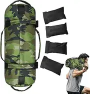 Workout Sandbag,Workout Sandbags for Heavy Training | Muscle Exercise Sand Bags with Multiple Handles for Gym, Outdoor, Running, Yoga