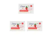 12pc Dove 90g Soap Bar Rejuvenating Body Wash Pomegranate & Hibiscus Tea Scent