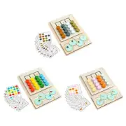 Toddler Board Toy Sliding Puzzle Brain Development Education Toy Boys Girl Gift