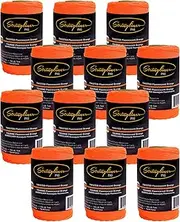 Stringliner 35406 Mason’s Line Replacement Rolls – 1/2 Lb. #18 Construction Replacement Roll Twisted FL Orange 540'. (12 Pack)