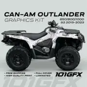 Can-Am OUTLANDER G2 Graphics kit SCRATCHY WINTER for 650 / 800 / 1000 Canam