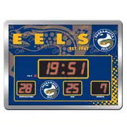 Parramatta Eels NRL SCOREBOARD Digital LED Wall Clock Calendar Temperature Display Sign