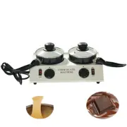 TECHTONGDA Chocolate Melt Machine Double Cylinder 110V for Wax Easy Operation