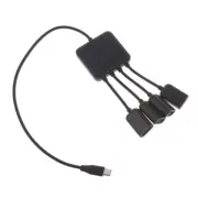 USB C Hub 4 Port Type C Hub USB 2.0 Splitter High Speed Adapter Portable Convert