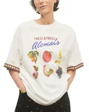 Alemais Mercado Fresca Graphic Tee
