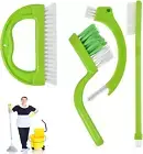 Tile Grout Cleaner Brush, Tile Joint Scrub Brush with Handle, Stiff Cleaning Bru