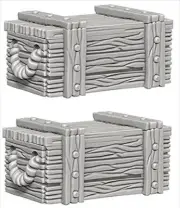 Wizkids - Deep Cuts Unpainted Miniatures: Crates