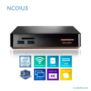 Intel i3 Mini PC Desktop Nano USFF 4GB 120GB SSD WiFi Bluetooth NO OS Shuttle