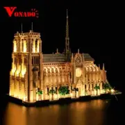 The Vonado LED 21061 set is suitable for Notre Name de Paris building blocks
