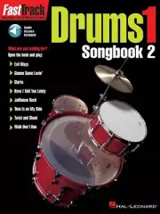 FastTrack Drums Songbook 2 Level 1 Music Instruction Book and Audio 000695367