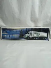 Hess Toy Truck Bank With Barrels 1987 With Box