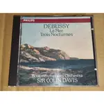 好音悅 全銀圈 SIR COLIN DAVIS DEBUSSY 德布西 海 夜曲 波士頓交響 西德01版 無IFPI