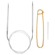 47" Circular Knitting Needles US 8/5.0mm Needles 5.51" Stainless Steel