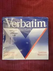 Verbatim 2S/2D ValuLife Floppy Disks #28821 - New Sealed 5 1/4 Floppy Disk
