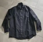 Made In Italy Stone Island Shadow Project Nyco Overshirt Jacket Black L