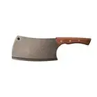 TRAMONTINA Churasco Black 7" Cleaver Stainless Steel Knife Wood Handle