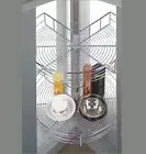 Mirage 270° 3/4 Lazy Susan Corner Pantry Basket Wire Kitchen Storage Cupboard