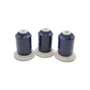 Intressa Polyester Thread, 40 Wt, 600 Yards, Periwinkle, 3 Mini King Spools