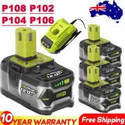 18V 9/12Ah Genuine For RYOBI P108 One+ Plus High Capacity Battery 18Volt Lithium