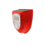 Outdoor Wireless Solar Alarm Light with PIR Motion Sensor and Sound Alarm