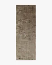 75' x 215' | Machine Washable Runner Rug | Kid & Pet Friendly | Indoor Rug | Impasto Natural Rug | Ruggable