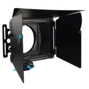 FOTGA DP3000 Pro Matte Box Sunshade w/ Donuts for 15mm Rod DSLR Rig 5D II III