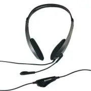Verbatim Lightweight Gaming/Audio/Multimedia Headset w/3.5mm AUX/Microphone BLK