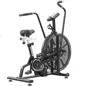 Kingkong Fitness Air Bike, 25-Inch Fan Diameter, Black/Silver