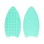 2pcs Silicone Iron Rest Pad Hot Resistant Mat Iron Rest Plate Turquoise