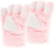 [LIFKOME] 1 Pair Cat's Claw Gloves Cat Claw Gloves Prop Cosplay Cat Claw Mittens Decorative Cat Claw Gloves Cosplay Gloves Fluffy Cat Claw Gloves Child Bear Claw Plush Paw