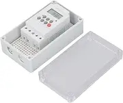 Outdoor Timer Pool Pump Timer with 28 On Off Operations 7 Day Cycle Waterproof PC for Spa Heater Motor Control (AC .)