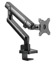 Brateck Single Monitor Aluminium Slim Mechanical Spring Monitor Arm 17"-32"