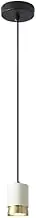 Modern Pendant Spot Light Mini Chandelier Ceiling Lamp, Tube Metal Hanging Lamp GU10(White,H26cm)