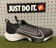 Nike Air Zoom Tempo Next % FK White Black Volt Running Shoe CI9923 001 Men Sz 15