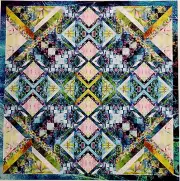 * QUILT KIT * SQUARE DANCE by SUE BEEVERS: RJR Surrey Footpaths fabrics 88 x 88