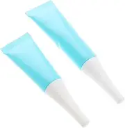 ADOCARN 2pcs Nail Glue False Nails Fake Nails Women Manicure Glue Fake Nail Tips Glue Nails Press on Glue Nails Tips Glue Press Glue False Nail Bond Glue Adhesive Glue Plastic Sky-Blue
