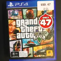 在飛比找蝦皮購物優惠-PS4 澳洲款GTA5遊戲片 全新原價