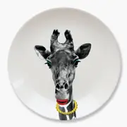 Mustard - Wild Dining - Gina Giraffe Ceramic Dinner Plate