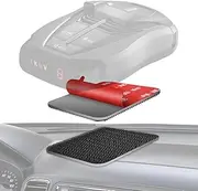 iGoevo Radar Detector Adhesive Mount,Hook and Loop Tape for Cobra RAD 350 380 450 480i 700i Mount,for Uniden R1 R3 R7 DFR6 Radar Detectors Holder, Escort Redline 360C MAX 360 MAXcam 360 Mount