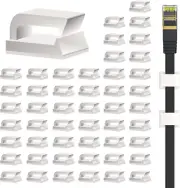120Pcs Strip Light Fixed Mounting Clips, Brackets Self-Adhesive Cable Organizer