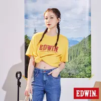 在飛比找蝦皮商城優惠-EDWIN 復古LOGO短袖T恤(黃色)-男款