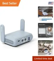 Portable Travel Router Wi-Fi 6 Dual Band Gigabit OpenVPN Ideal for Travel