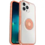 OtterBox Apple iPhone 13 Pro Max / iPhone 12 Pro Max Otter + Pop Symmetry Series Clear Case - Melondramatic (Clear/Orange) (77-83713)