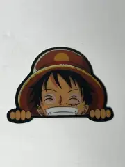 Monkey D Luffy Peeker Peeking Vinyl Sticker Decal Lenticular